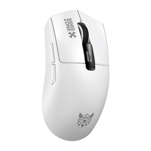 ONIKUMA DM10 - Souris gaming sans fil blanche 24 000 DPI avec écran et station de charge : réglages