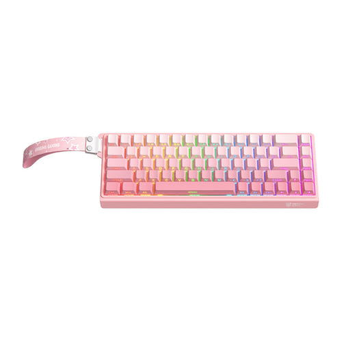 ONIKUMA G69 - Clavier gaming 68 touches ARGB hot-swap, rose (QWERTY) - visuel 1