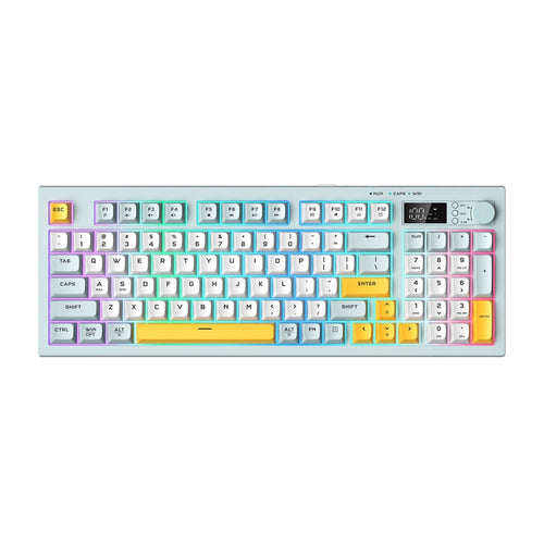 ONIKUMA G80 - Clavier sans fil 94 touches avec écran OLED et molette - visuel 1
