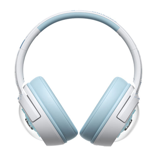ONIKUMA GT802 - Casque gaming sans fil 60 h avec commandes intégrées (blanc) : arceau blanc rétroéclairé