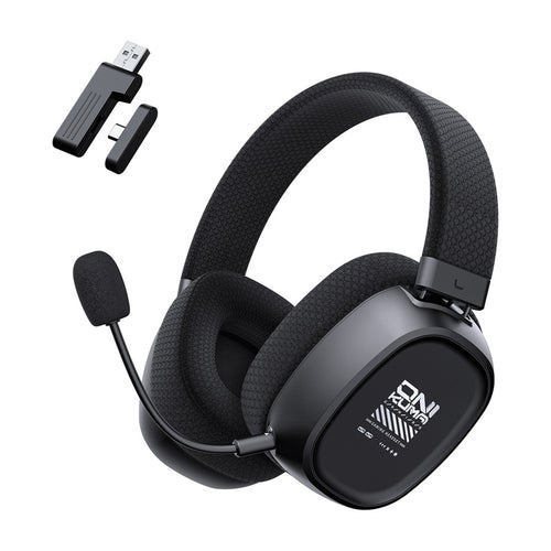 ONIKUMA GT839 - Casque gaming pro 3 modes, adaptateurs 2,4 GHz USB-A et USB-C, 176 g (vue 1)