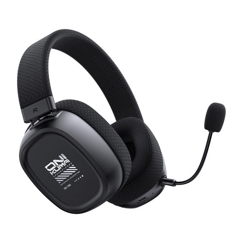 ONIKUMA GT839 - Casque gaming pro 3 modes, adaptateurs 2,4 GHz USB-A et USB-C, 176 g : micro détachable avec cache