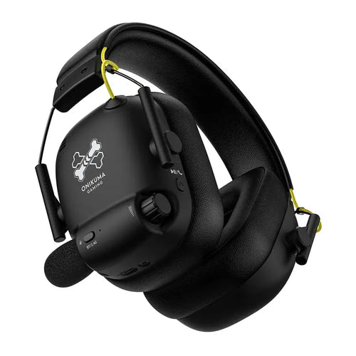 ONIKUMA GT888 - casque gaming sans fil 4 modes, micro antibruit rétractable, noir - visuel 2