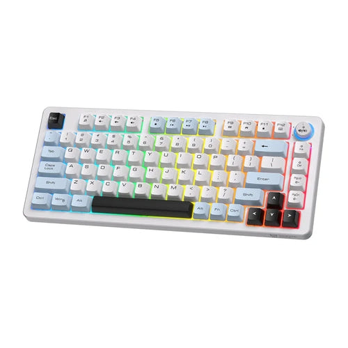 ONIKUMA MT501 - clavier gaming compact sans fil et filaire RGB : 75 pourcent ONIKUMA mt501