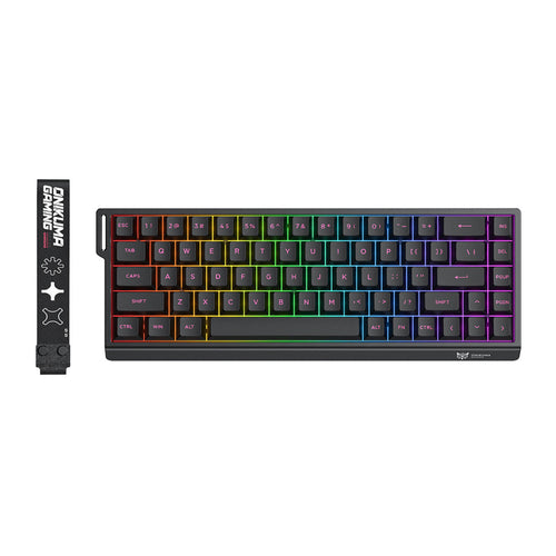 ONIKUMA MT603 - Clavier gaming 68 touches ARGB hot-swap, noir