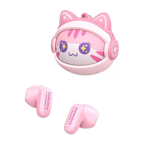 ONIKUMA TX603 - Écouteurs sans fil Bluetooth 5.4 à boîtier personnalisable, rose : TWS tx603 rose
