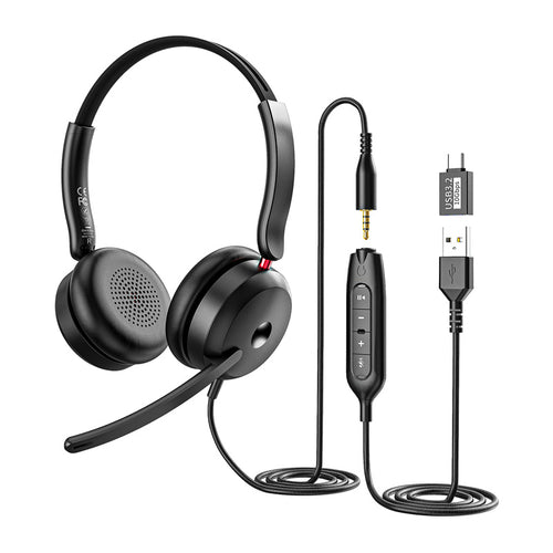 ONIKUMA X81 - Casque gaming filaire avec micro antibruit (noir)