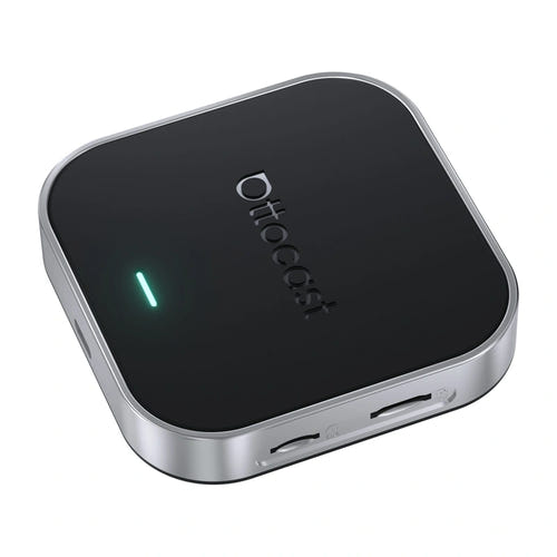 Ottocast OttoAiBox E2 - Boîtier multimédia Android 13 avec 4G intégrée : face avant