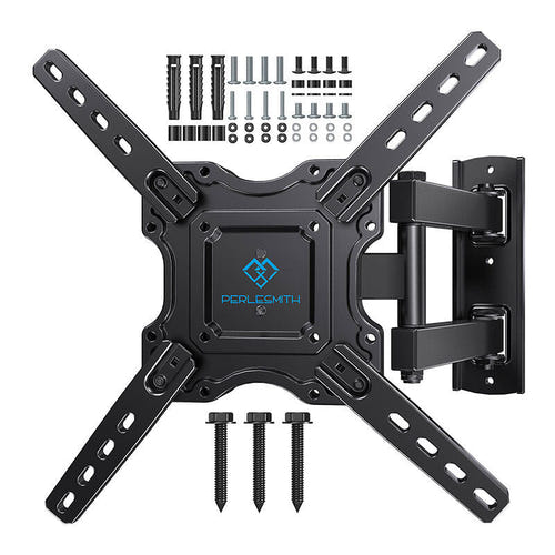Perlesmith PSMFK12 - Support mural TV orientable 26 à 60 pouces, 35 kg