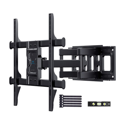 Perlesmith PSPILFK1 - Support mural TV orientable 37 à 85 pouces, VESA 600 x 400, 60 kg