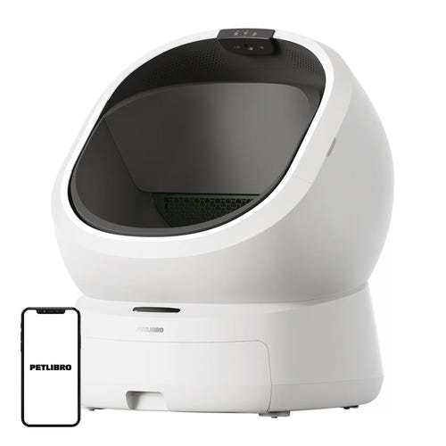 Petlibro Luma PLLB001 - Litière automatique autonettoyante avec caméra HD : blanche