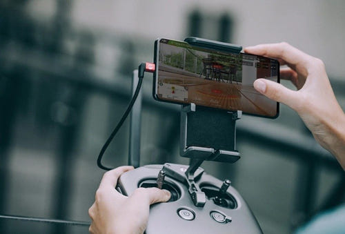 PGYTECH P-GM-124 - câble USB-A vers USB-C 35 cm pour appareils DJI - visuel 2