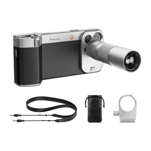 PGYTECH RetroVa P-PG-128 - kit photo complet avec grip et téléobjectif pour iPhone 16 Pro Max - visuel 1