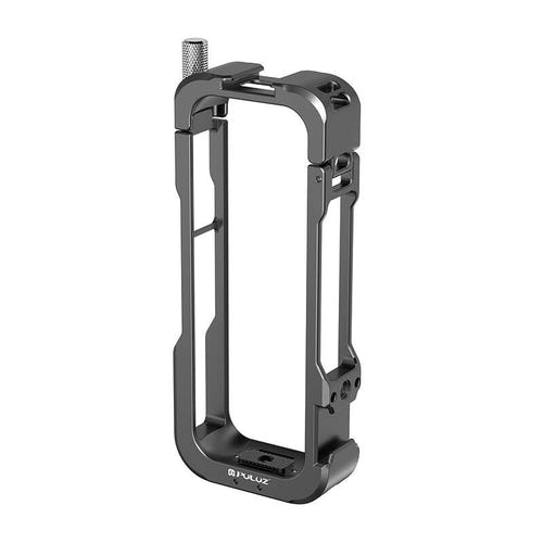 Puluz - Cage de protection en métal PU981B avec cache-objectif pour Insta360 X4 : caoutchouc