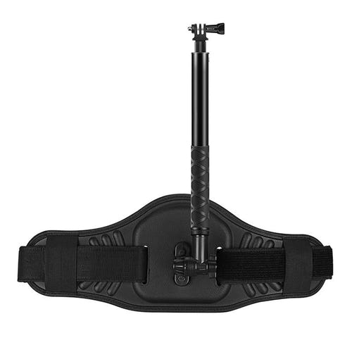 Puluz - Ceinture photo PU907 avec perche à selfie pour caméra sport (28-111 cm) : télescopique détail