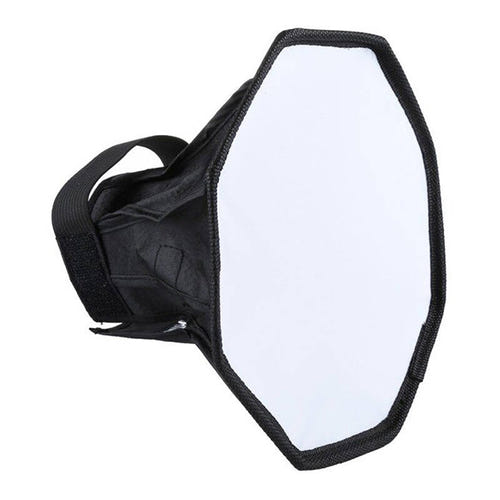 Puluz - Diffuseur softbox octogonal 20 cm PU5120 pour flash : fixation élastique flash