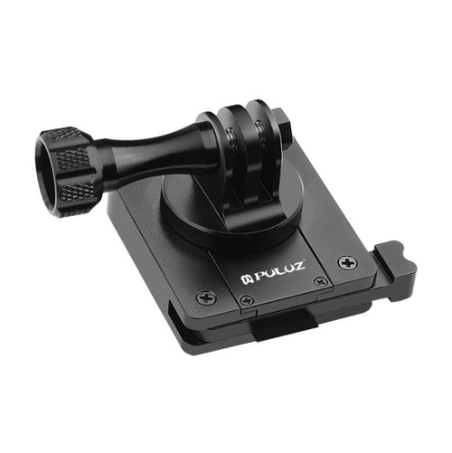 Puluz - Fixation de casque NVG PU935B pour caméra sport (DJI, GoPro, Insta360) : base aluminium détail