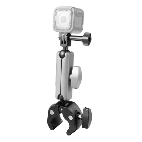 Puluz - Fixation guidon PU867B pour caméra sport, moto et vélo (noir)