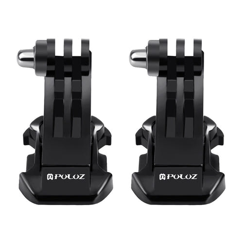 Puluz - Fixation J-Hook PU20 pour caméra sport GoPro, DJI, Insta360 (lot de 2) : profil crochet j