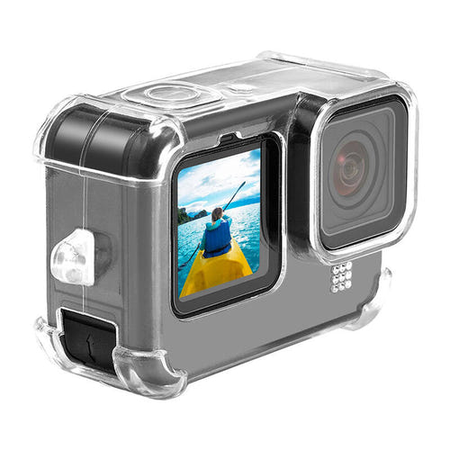 Puluz - Housse de protection PU932T avec cache-objectif et tour de cou pour GoPro Hero 9/10/11 : détail