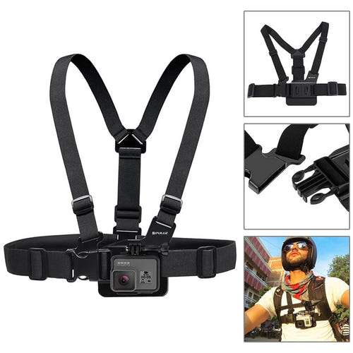 Puluz - Kit 53 accessoires PKT16 pour caméras sport (GoPro, DJI, Insta360) : fixation guidon