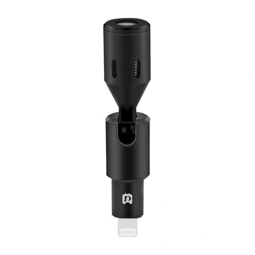 Puluz PU615B - microphone condensateur omnidirectionnel pour smartphone : gros plan capsule fourrure