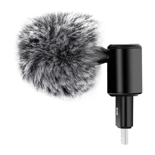Puluz PU615B - microphone condensateur omnidirectionnel pour smartphone : fixe sur téléphone
