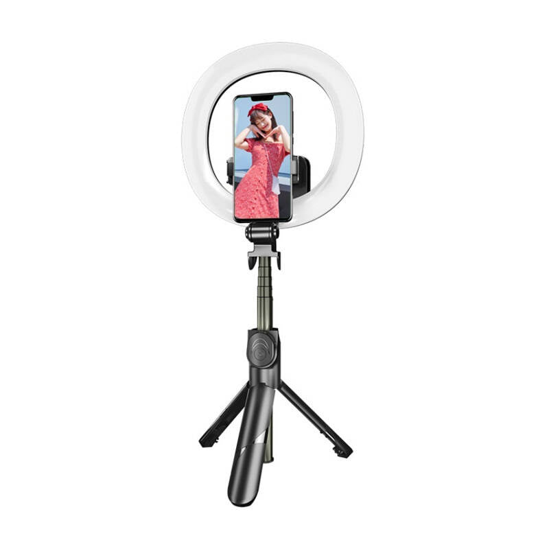 Puluz - Perche à selfie / trépied TBD0595696701A avec anneau lumineux LED amovible - visuel 1