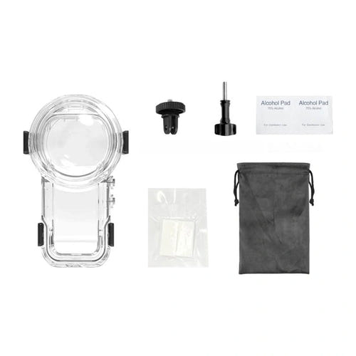 Puluz PU760T - Caisson étanche 60 m pour Insta360 X5 : fixation Quick release