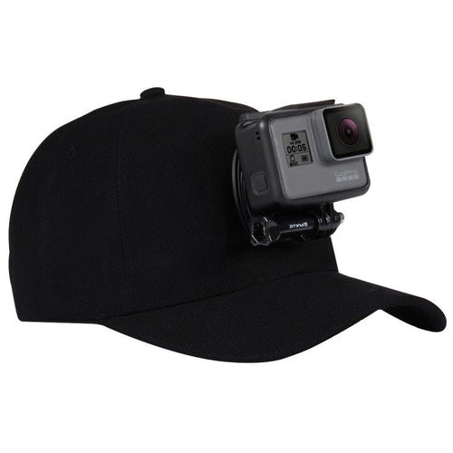 Puluz PU195 - Casquette avec fixation pour caméra sportive DJI, GoPro et Insta360, noire - visuel 1