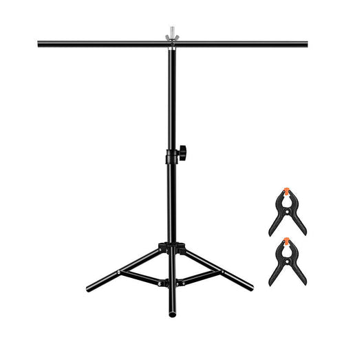Puluz - Support de fond de table PU3054B 67 × 65 cm (noir) : pinces fond détail