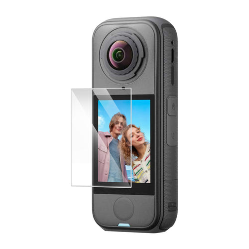 Puluz - Verre trempé PU1068T pour écran Insta360 X4 Air : détail posé
