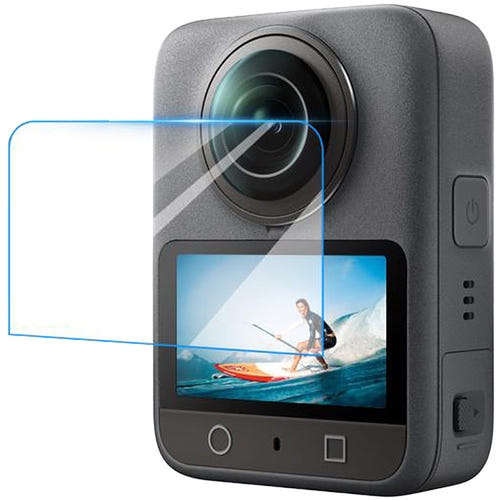 Puluz - Verre trempé 9H PU778T pour écran DJI Osmo 360 (transparent) : kit posé fourni