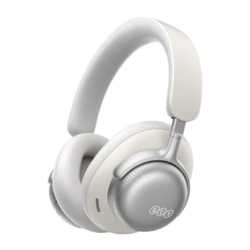 QCY H6 Ultra - casque sans fil blanc à réduction de bruit adaptative : circum auriculaire QCY h6 ultra blanc