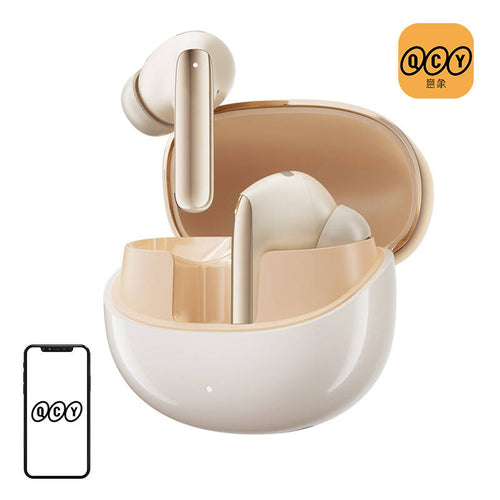 QCY MeloBuds Pro HT08 - Écouteurs sans fil intra-auriculaires à réduction de bruit (or)