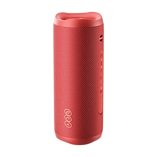 QCY SP7 - enceinte Bluetooth portable étanche RGB, rouge (vue 2)