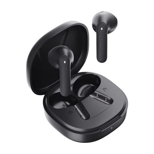 QCY T41 - écouteurs sans fil Bluetooth, noir : boîtier charge noir
