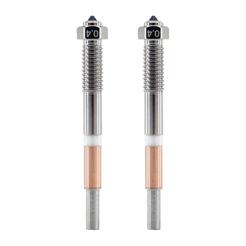 QiDi BMN204 - Lot de 2 buses bimétal 0,4 mm pour Q2 : buse bimétal 0,4 mm Q2 duo
