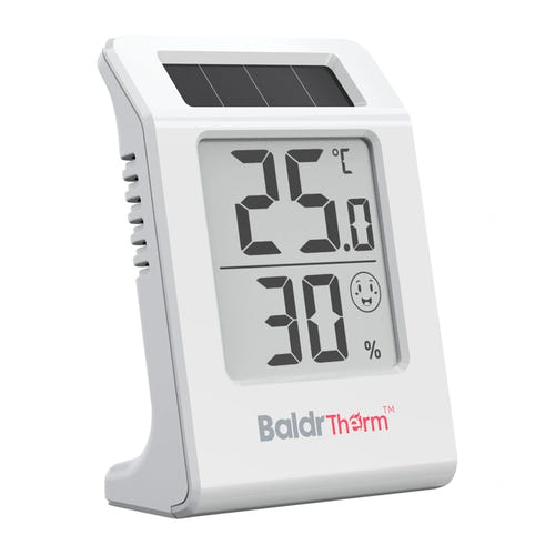 RainPoint BALDRTHERM E0587TH - Thermo-hygromètre solaire d'intérieur - visuel 1