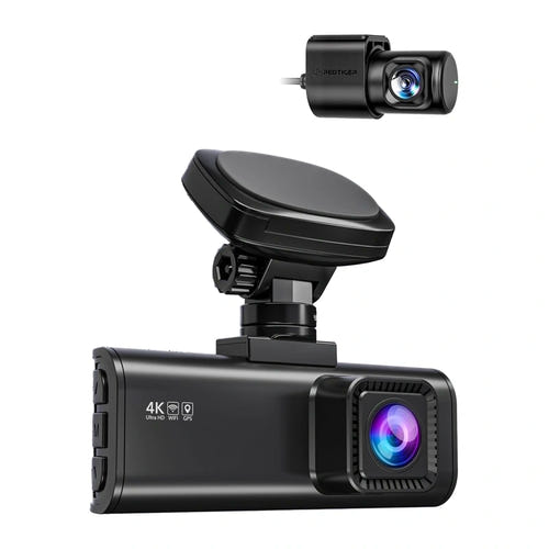 REDTIGER F7N Pro - Caméra embarquée 4K avant et 1080p arrière, Wi-Fi 6 et GPS : dashcam caméra arrière 1080p