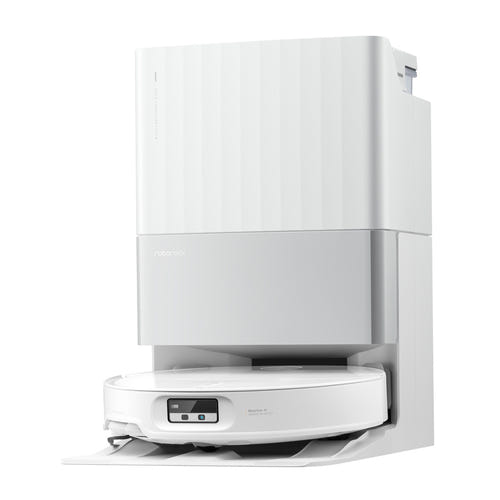 Roborock Qrevo Edge T - Robot aspirateur laveur 18 500 Pa, station tout-en-un, blanc