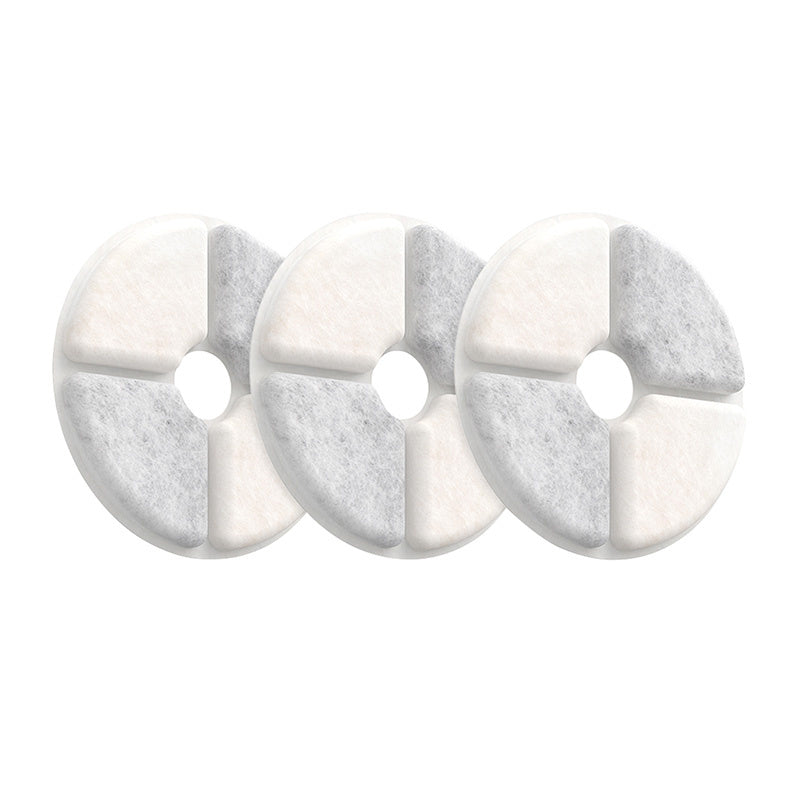Rojeco RYSJBJZ-LX3 - lot de 3 filtres pour fontaine sans fil 2,5 L - visuel 1