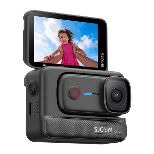SJCAM S10 noire 64 Go : 64 Go écran relevé selfie