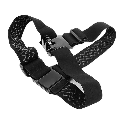 SJCAM sangle de tête - fixation frontale pour caméra d'action et caméra 360° : noire
