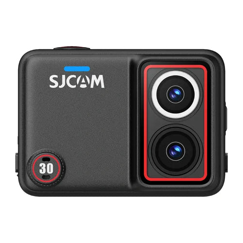 SJCAM SJ30 - caméra d'action 8K à double objectif, écran orientable, commande vocale : face avant double objectif