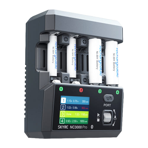 SkyRC NC3000 Pro - Chargeur analyseur 4 accus AA et AAA NiMH et NiCd