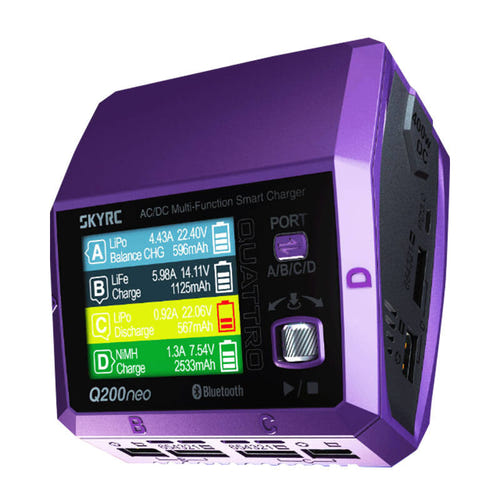 SkyRC Q200neo - Chargeur 4 ports 400 W (vue 1)