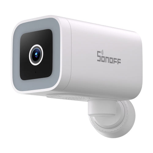 Sonoff CAM-B1P - Caméra de surveillance extérieure Wi-Fi 2K rotative, blanche - visuel 1
