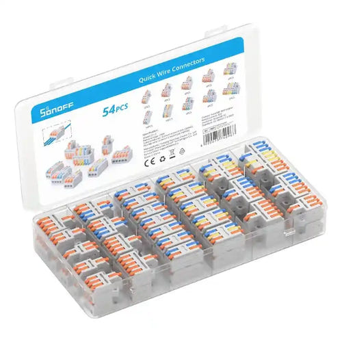 Sonoff D1-2 - Kit de 54 connecteurs rapides pour câblage
