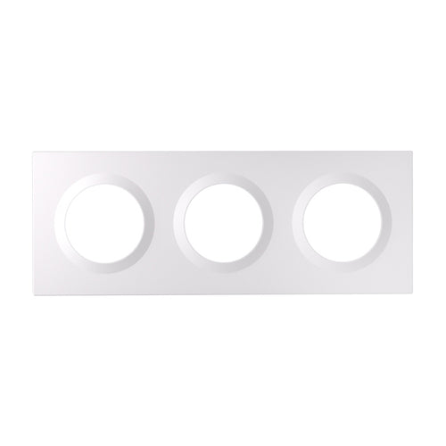 Sonoff EF3G - Cadre triple pour interrupteurs Orb, série Fusion : blanc